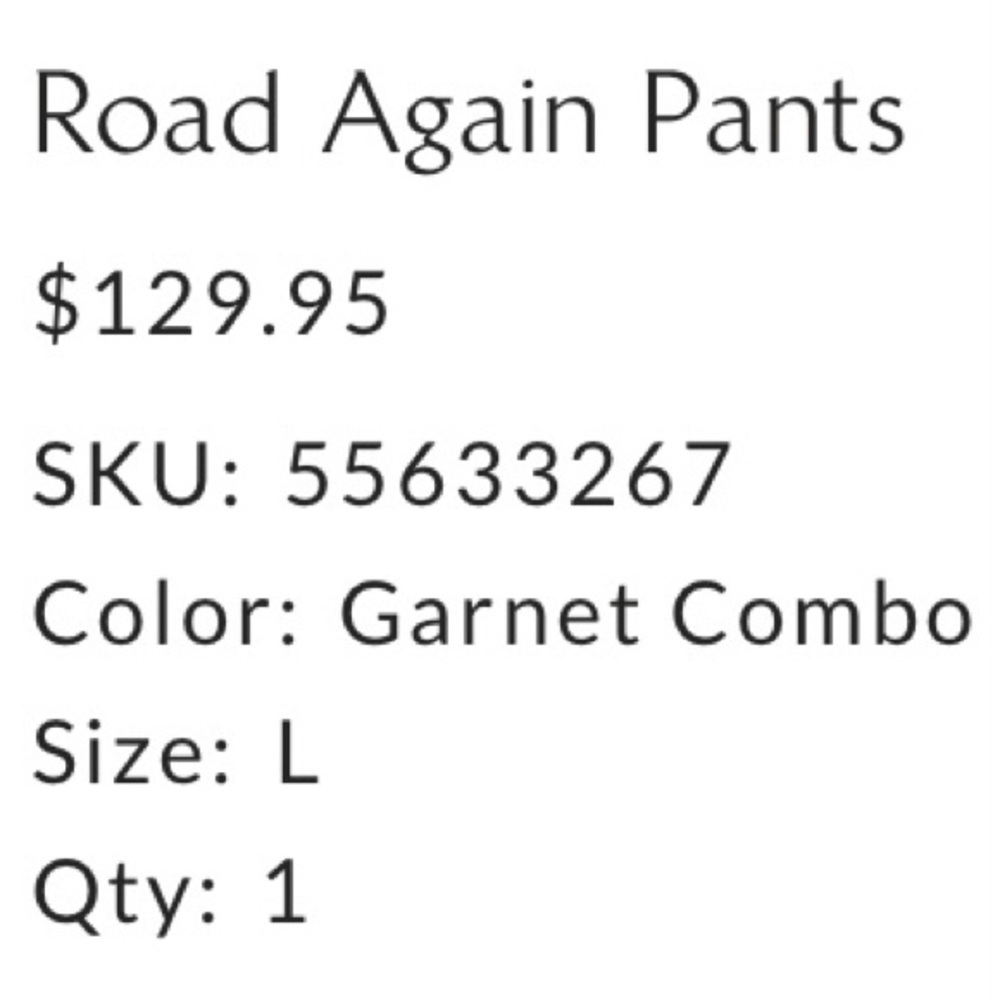 Bohemian Red Patterned Pants - image 5